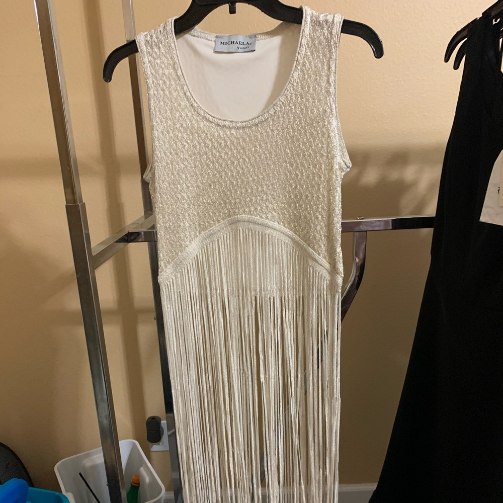 Vintage boutique fringe top